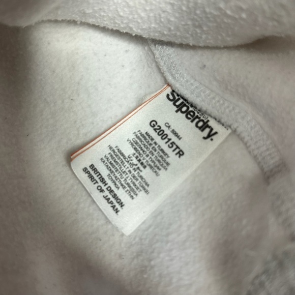 Superdry Sweatshirt VINTAGE LOGO EMBOSS FLOCK Size 8 - Picture 6 of 7